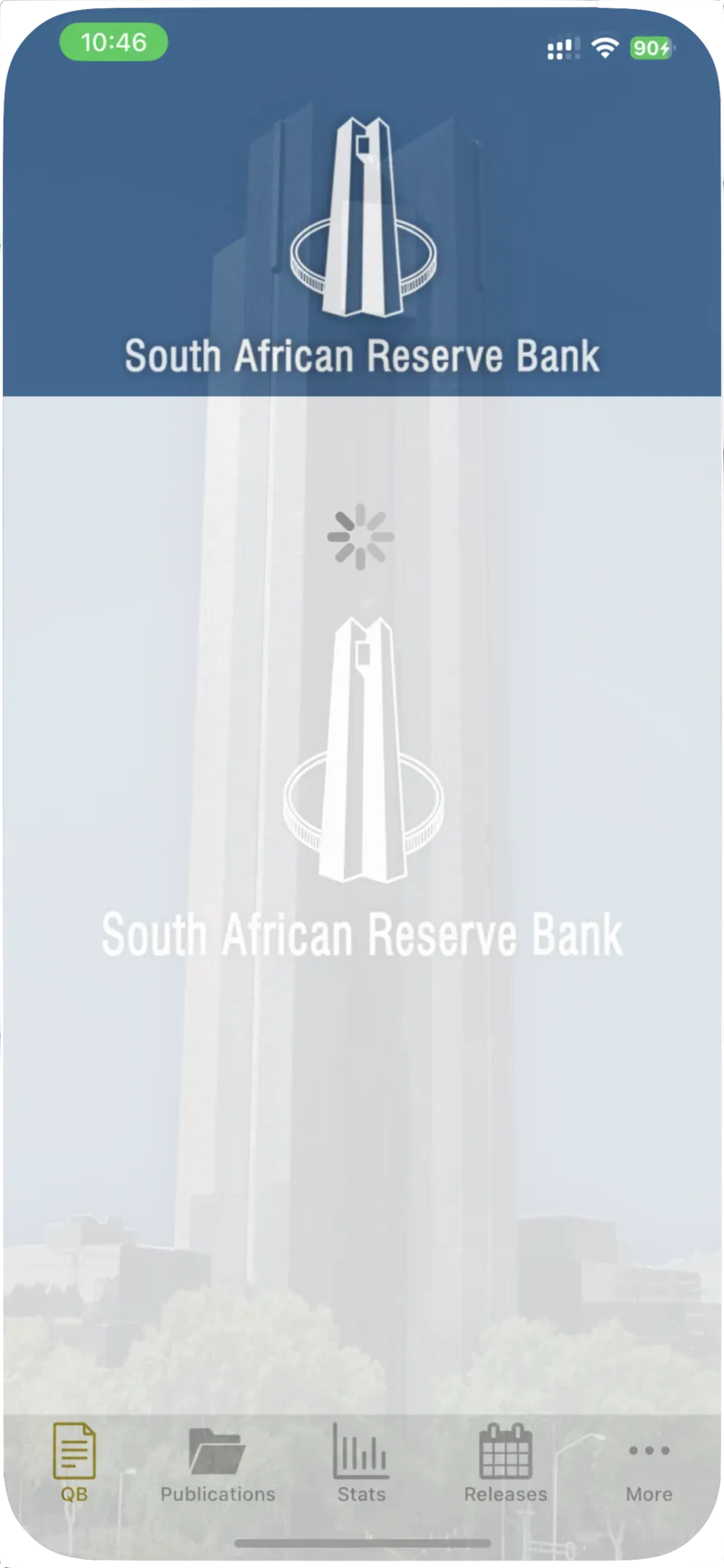 South Africa Reserve Bank mobile app developed by SynchPlus